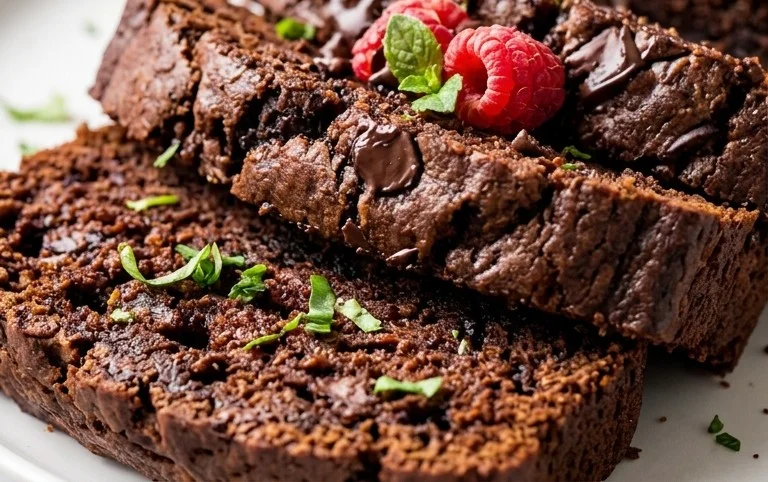 Double Dark Chocolate Zucchini Bread