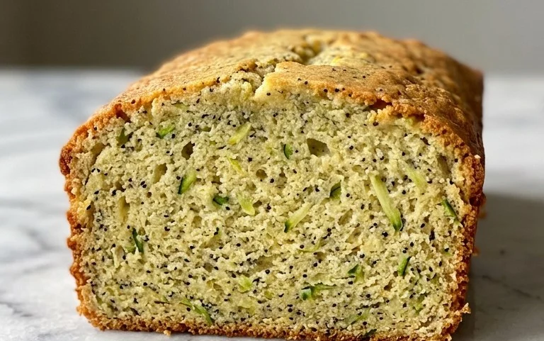 Easy Lemon Poppy Seed Zucchini Bread