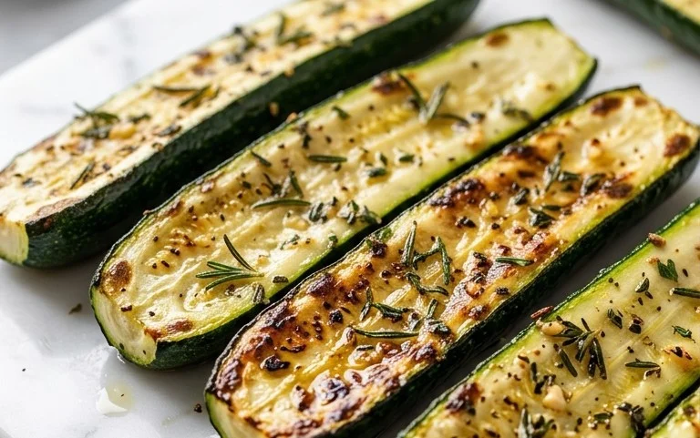 Simple Herb-Infused Roasted Zucchini Recipe