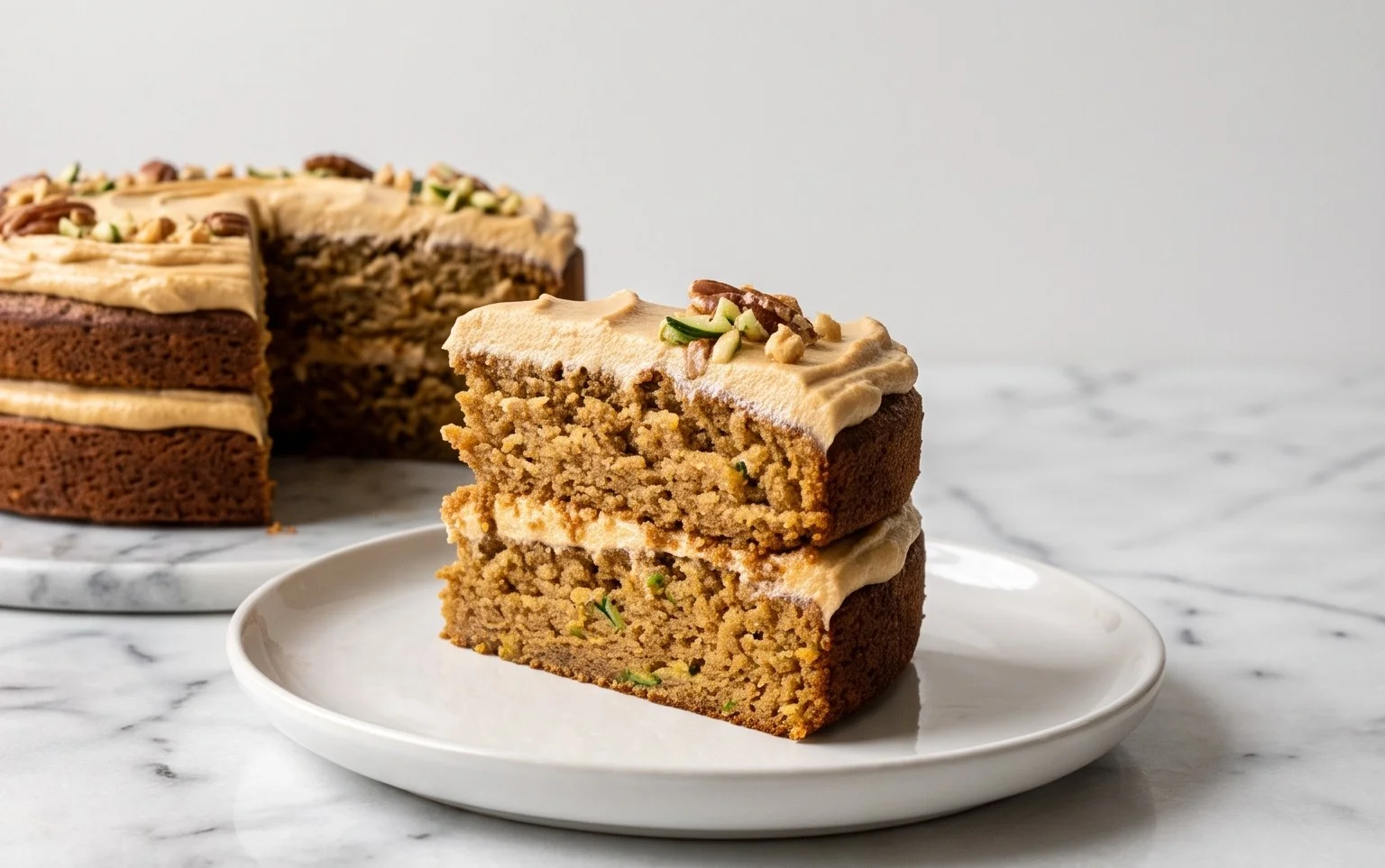 Moist Peanut Butter Zucchini Cake Recipe