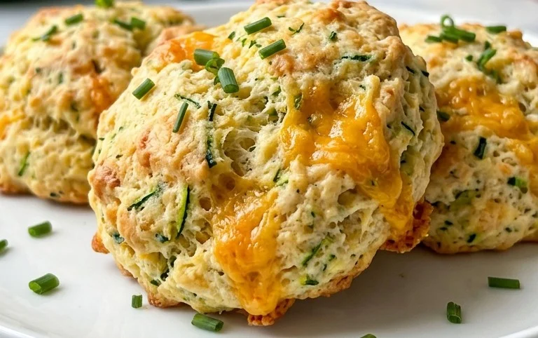 Zucchini Cheddar Biscuits