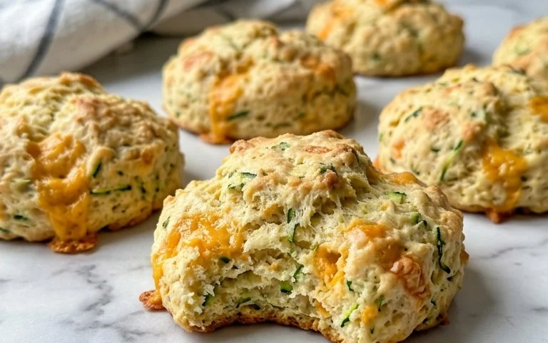 Zucchini Cheddar Biscuits