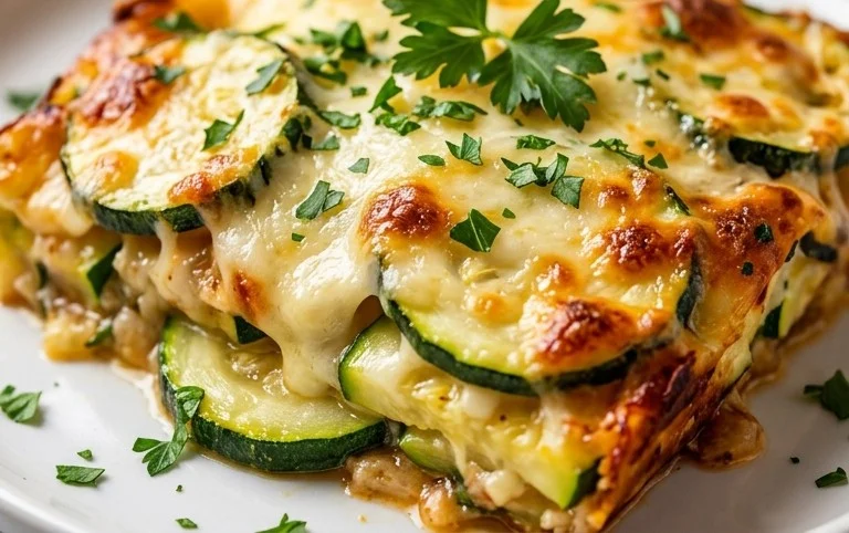 Cheesy Baked Zucchini Casserole