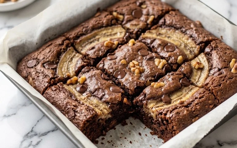 Banana Bread Brownies